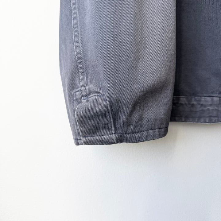 Jil Sander 2000's Gray/Blue Sun Faded Cotton Work Jacket