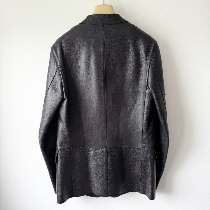 Gucci By Tom Ford FW1998 Brown Leather Blazer Jacket