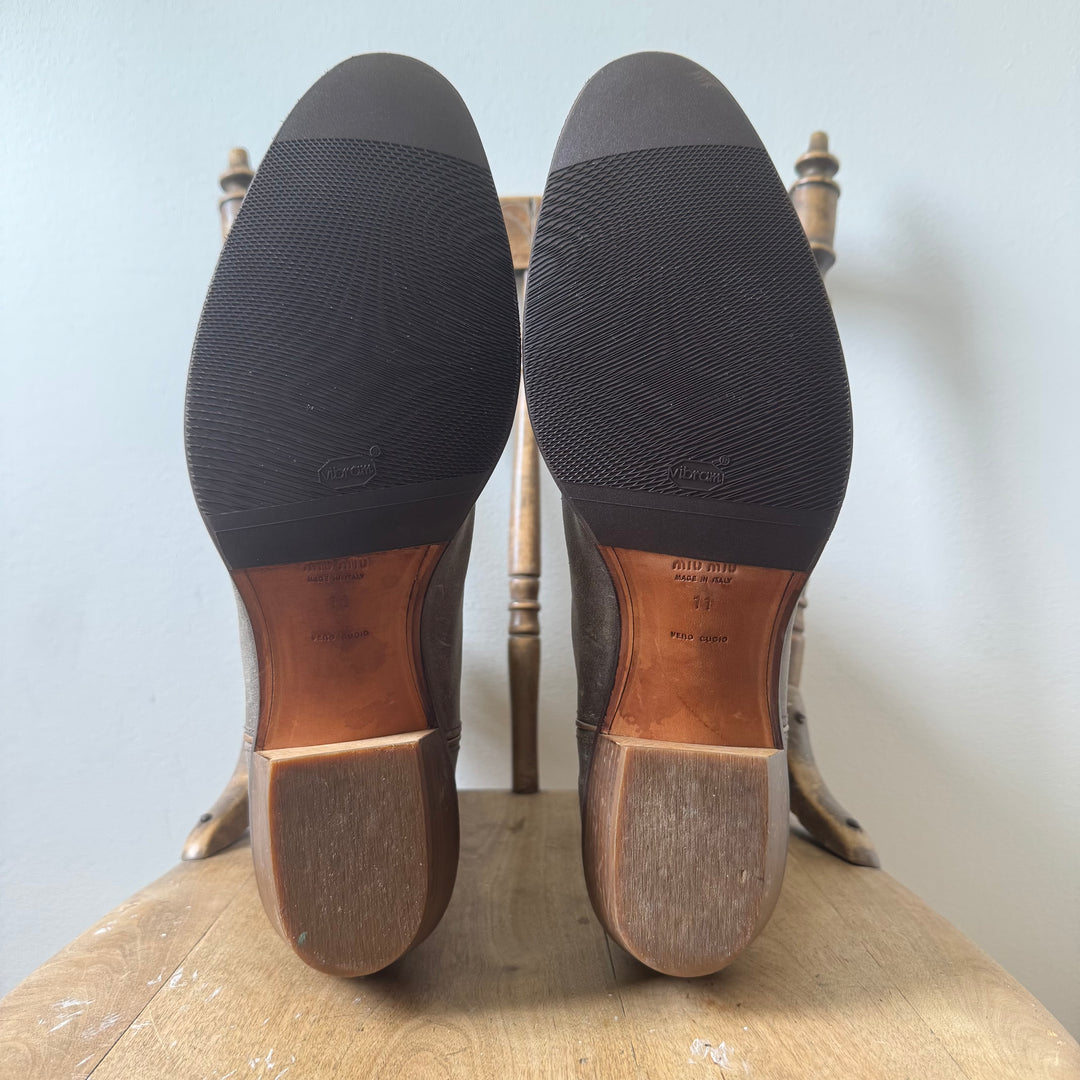 Miu Miu 2000's Vintage Effect Western Cowboy Boots