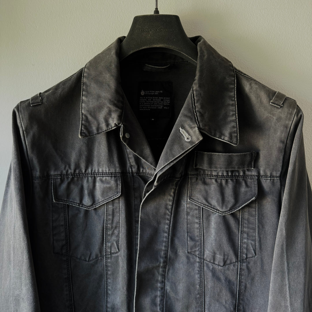 SS04 Acne Studios Cropped Cotton Canvas Jacket