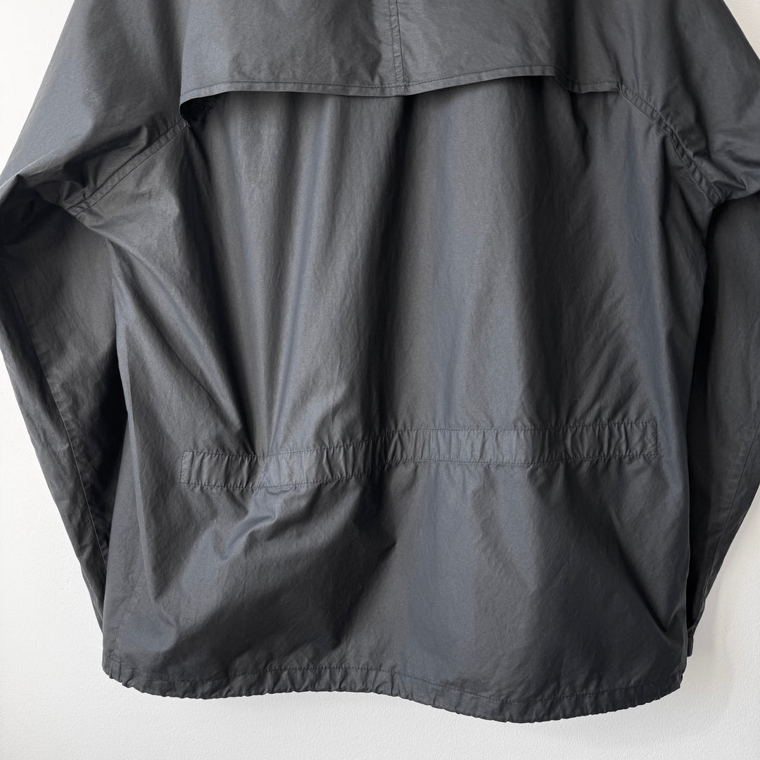Helmut Lang SS1999 Black Cotton/Polyamide Packable Parachute Anorak