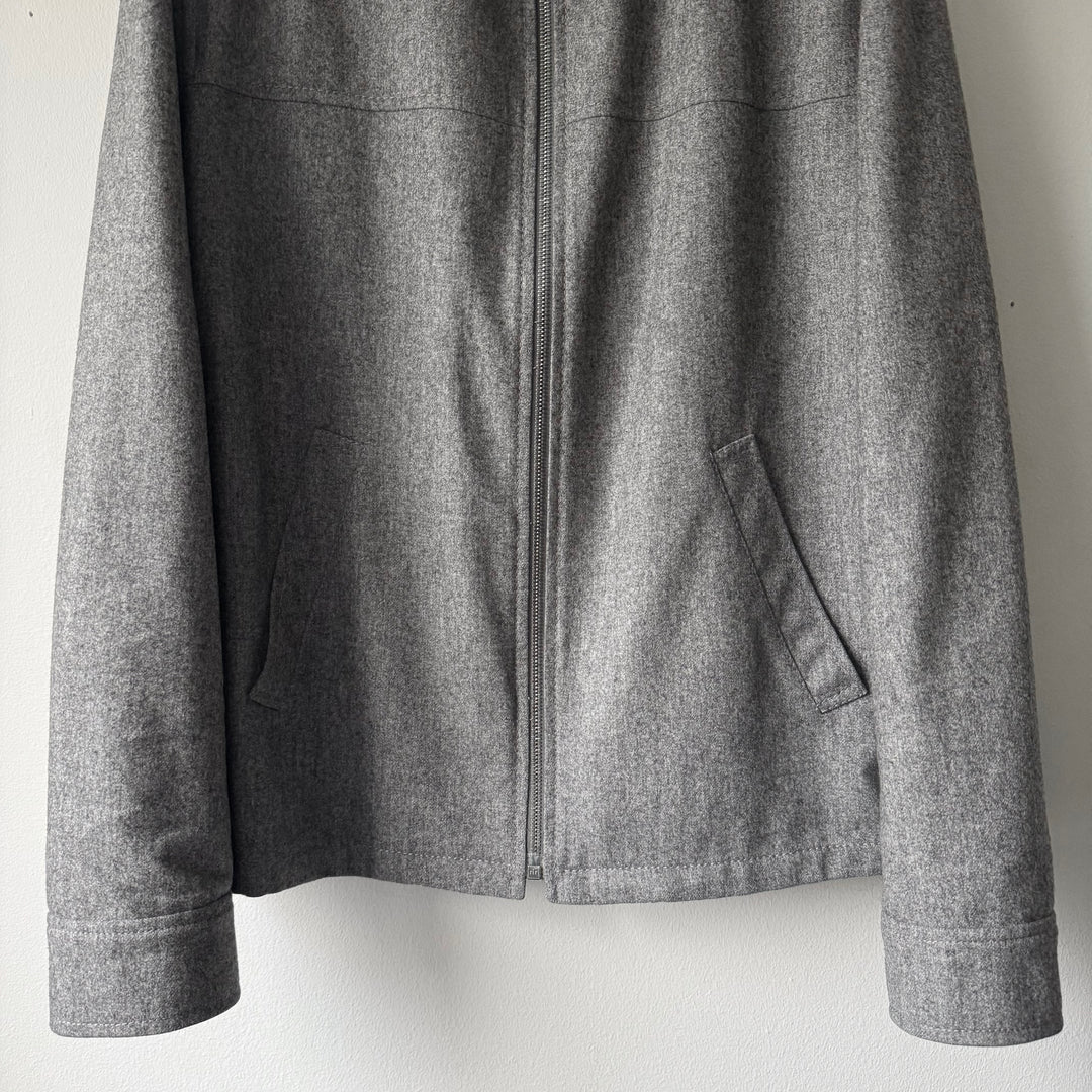 Prada 1990’s Gray Wool Short Blouson Jacket