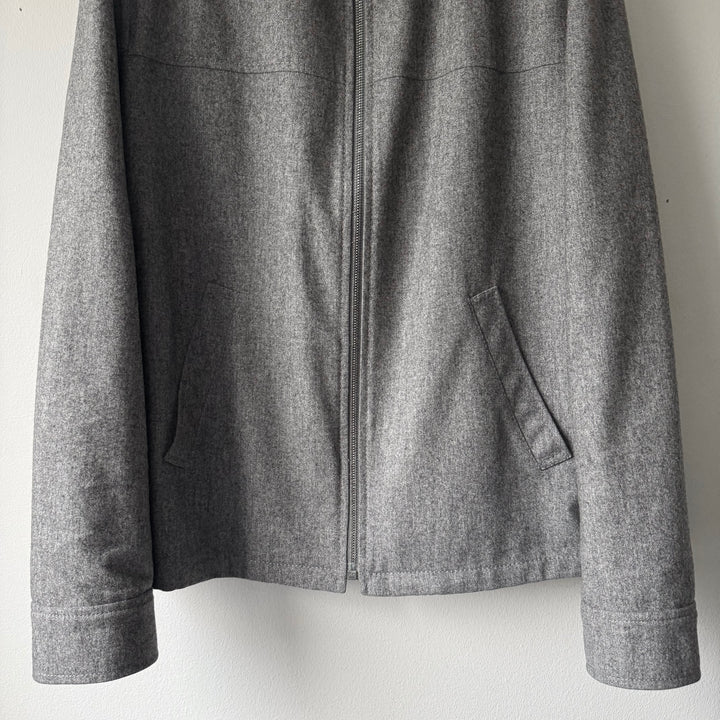 Prada 1990’s Gray Wool Short Blouson Jacket