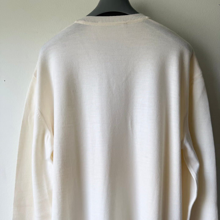 Prada 1990's Fine Wool V-Neck Knit Pullover