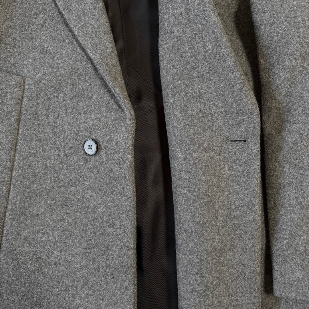 Jil Sander FW2023 Oversized Long Gray Wool Coat