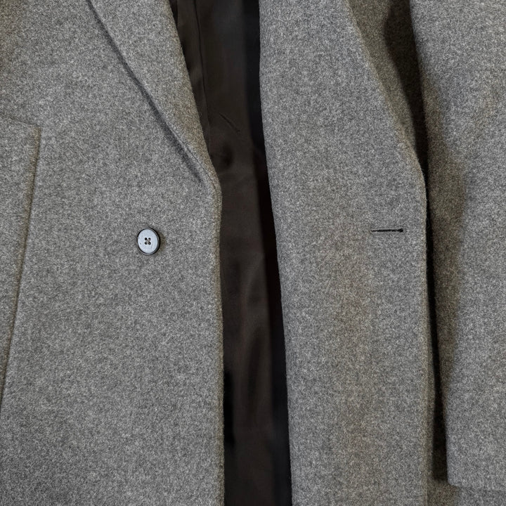 Jil Sander FW2023 Oversized Long Gray Wool Coat