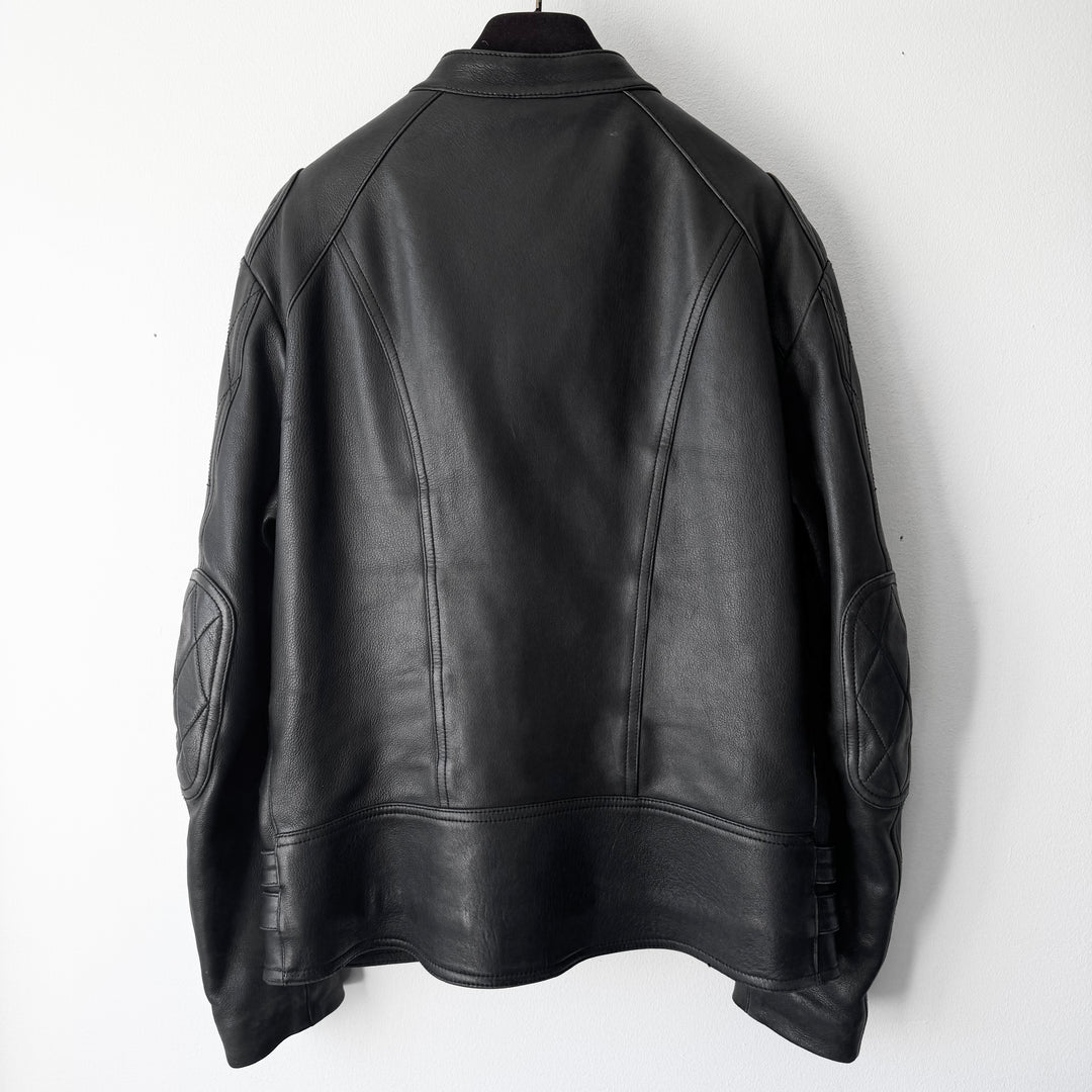 Gucci FW2006 Black Lamb Leather Biker Moto Jacket