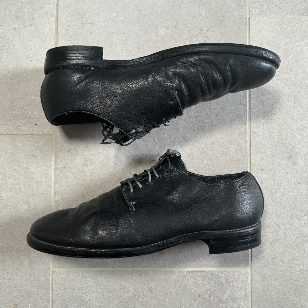 Guidi 16 Goat Leather Lace-Up Derbys