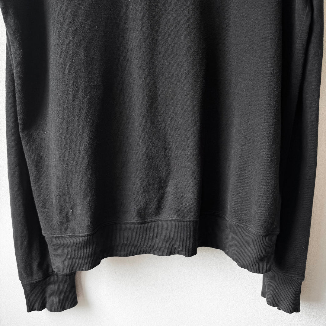 Rick Owens DRKSHDW FW2016 Black Cotton Jason Zip-Up Hoodie