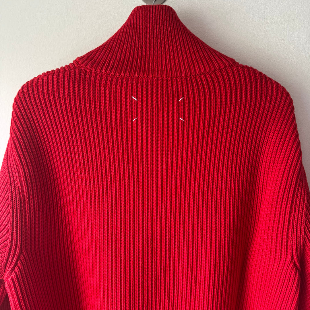 SS2012 Martin Margiela Wool Zip-Up Drivers/Truckers Knit