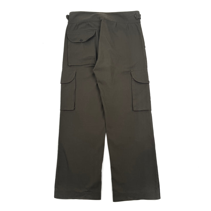 Gucci By Tom Ford SS2003 Olive Green Relaxed Military Cargo Pants
