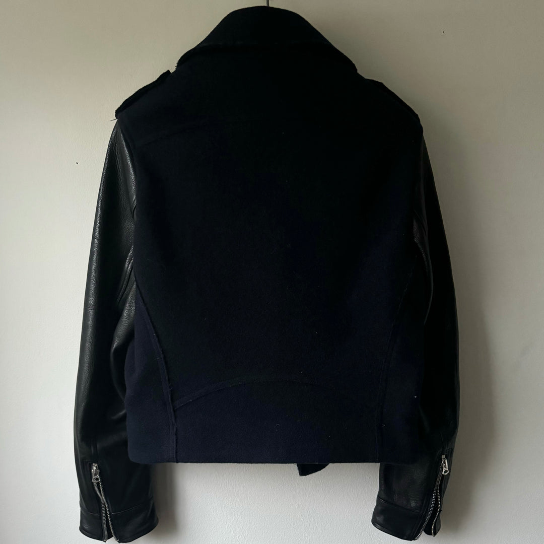 AW2013 Acne Studios Cassady Wool/Leather Biker Jacket