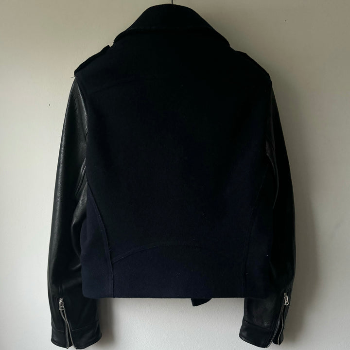 AW2013 Acne Studios Cassady Wool/Leather Biker Jacket