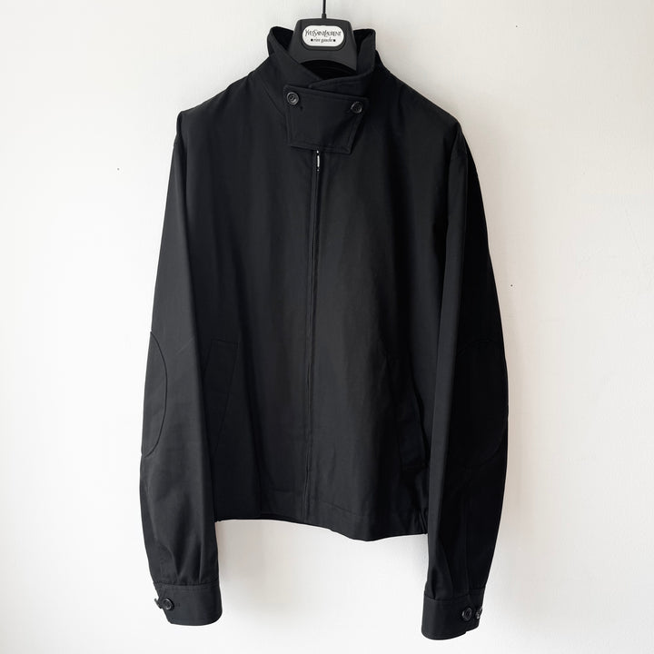 Yves Saint Laurent SS2010 Black Cotton Cropped Blouson Jacket