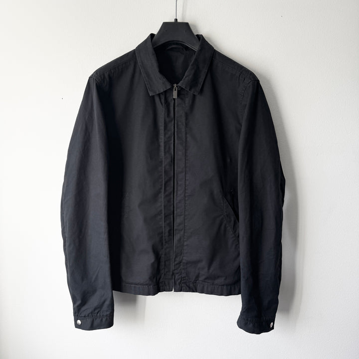 Jil Sander By Raf Simons SS2009 Black Cotton Blouson Jacket