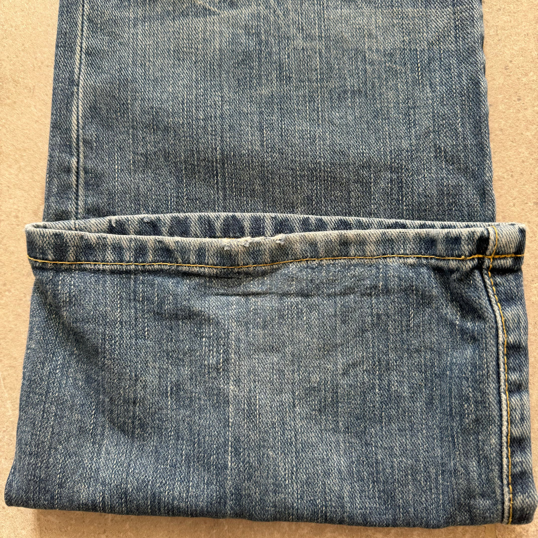 Acne Studios 2000´s Washed Blue Boot-Cut Denim