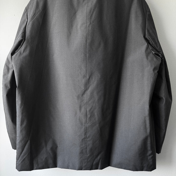 Prada FW1998 Anthracite Insulated Padded Silk Short Coat Jacket