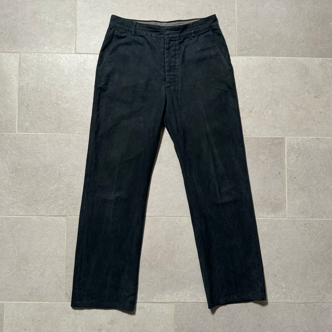 AW2001 Martin Margiela Wide Fit Cotton Canvas Pants