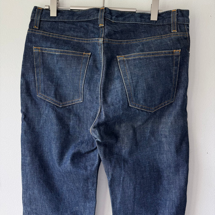 Helmut Lang 1999 Relaxed Cut Vintage Stained Denim