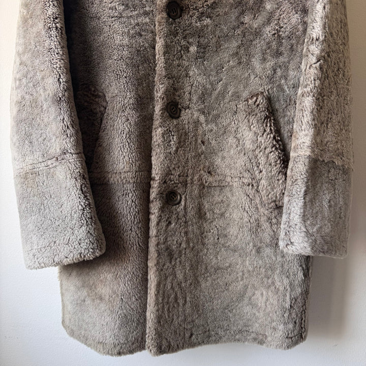 Gucci By Tom Ford FW1996 Oversized Heavy Shearling Leather Coat