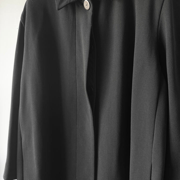 Helmut Lang 1987 Black Car Coat