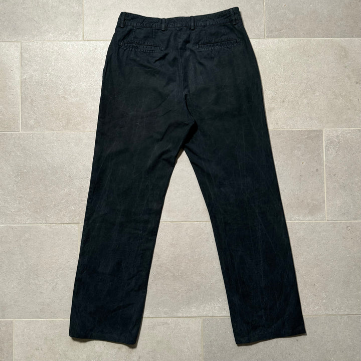 AW2001 Martin Margiela Wide Fit Cotton Canvas Pants