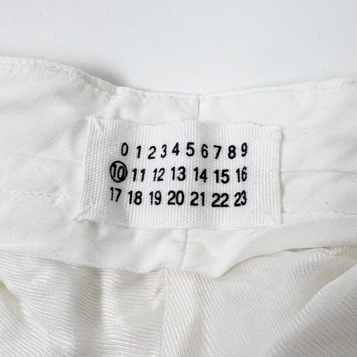 SS2005 Martin Margiela White Cotton Relaxed Straight Pants