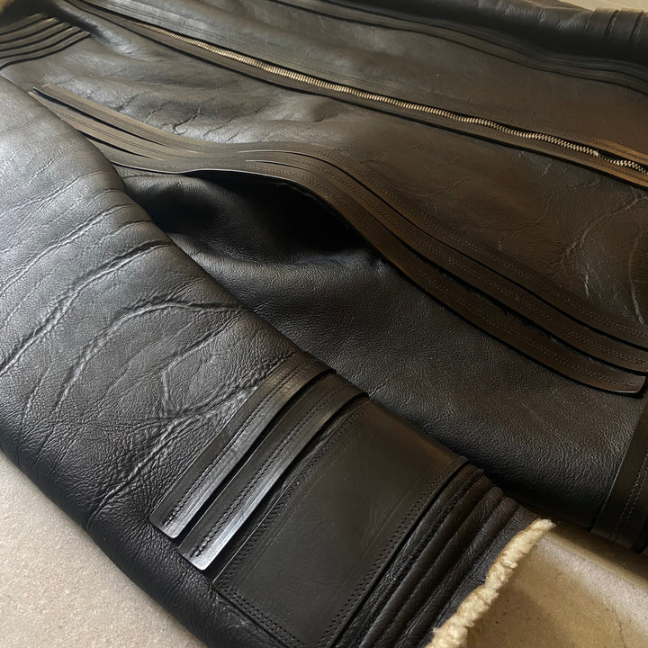 Rick Owens FW13 Runway Shearling Parka/Hooded Coat