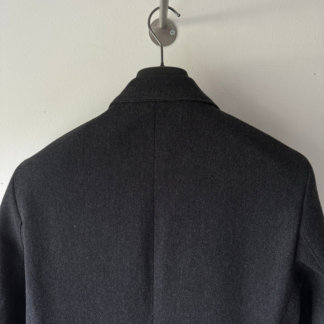 AW2004 Martin Margiela Dark Grey Wool Long-Coat