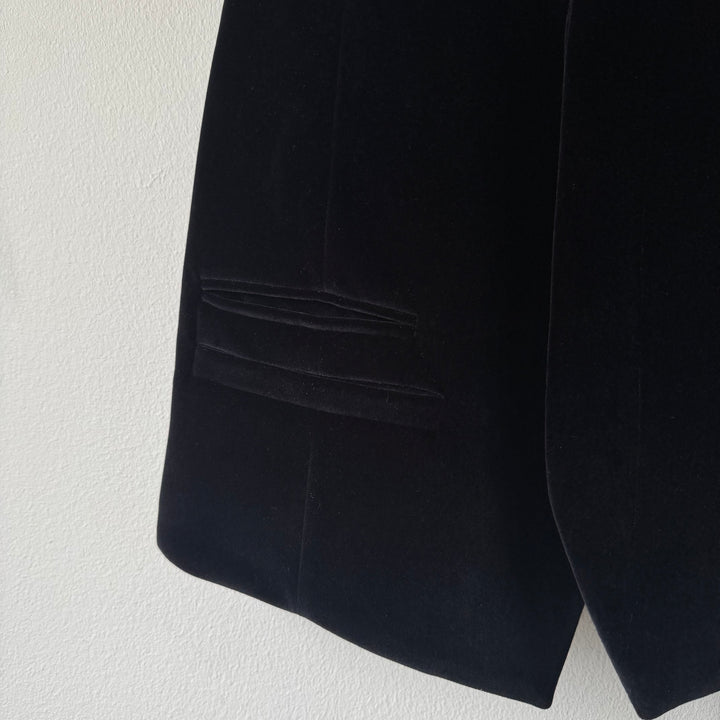 Prada SS22 Logo Velvet Dress Vest