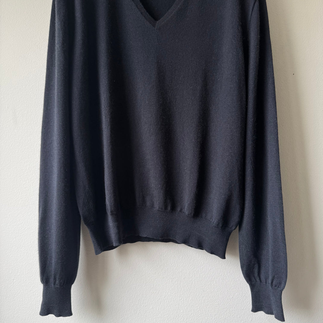 Prada FW2002 V-Neck Cashmere/Silk Knit Pullover