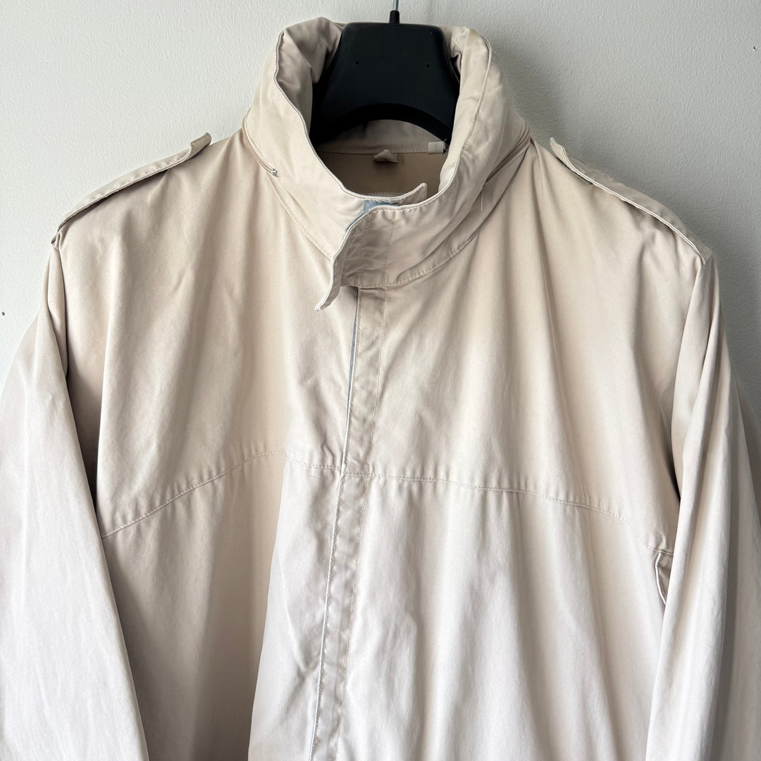 Helmut Lang SS1998 Ecru Cotton Military Jacket