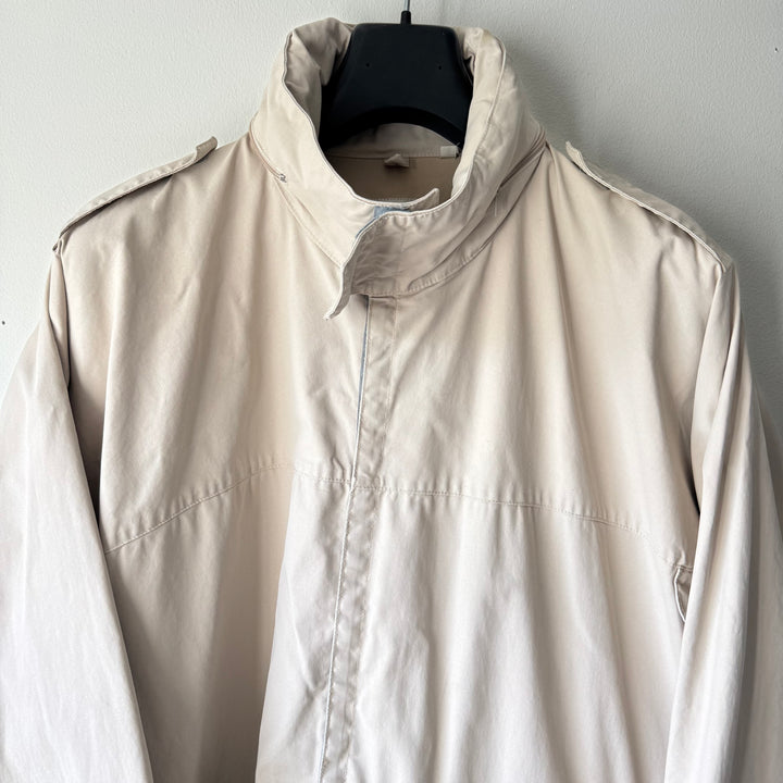 Helmut Lang SS1998 Ecru Cotton Military Jacket