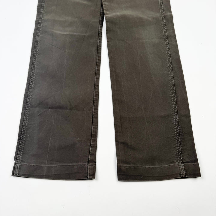Gucci By Tom Ford SS2003 Olive Green Relaxed Straight Military Pants