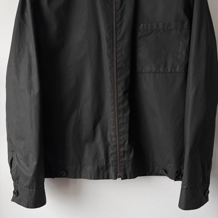 Helmut Lang SS1996 Black Cotton/Spandex 1-Pocket Blouson Jacket