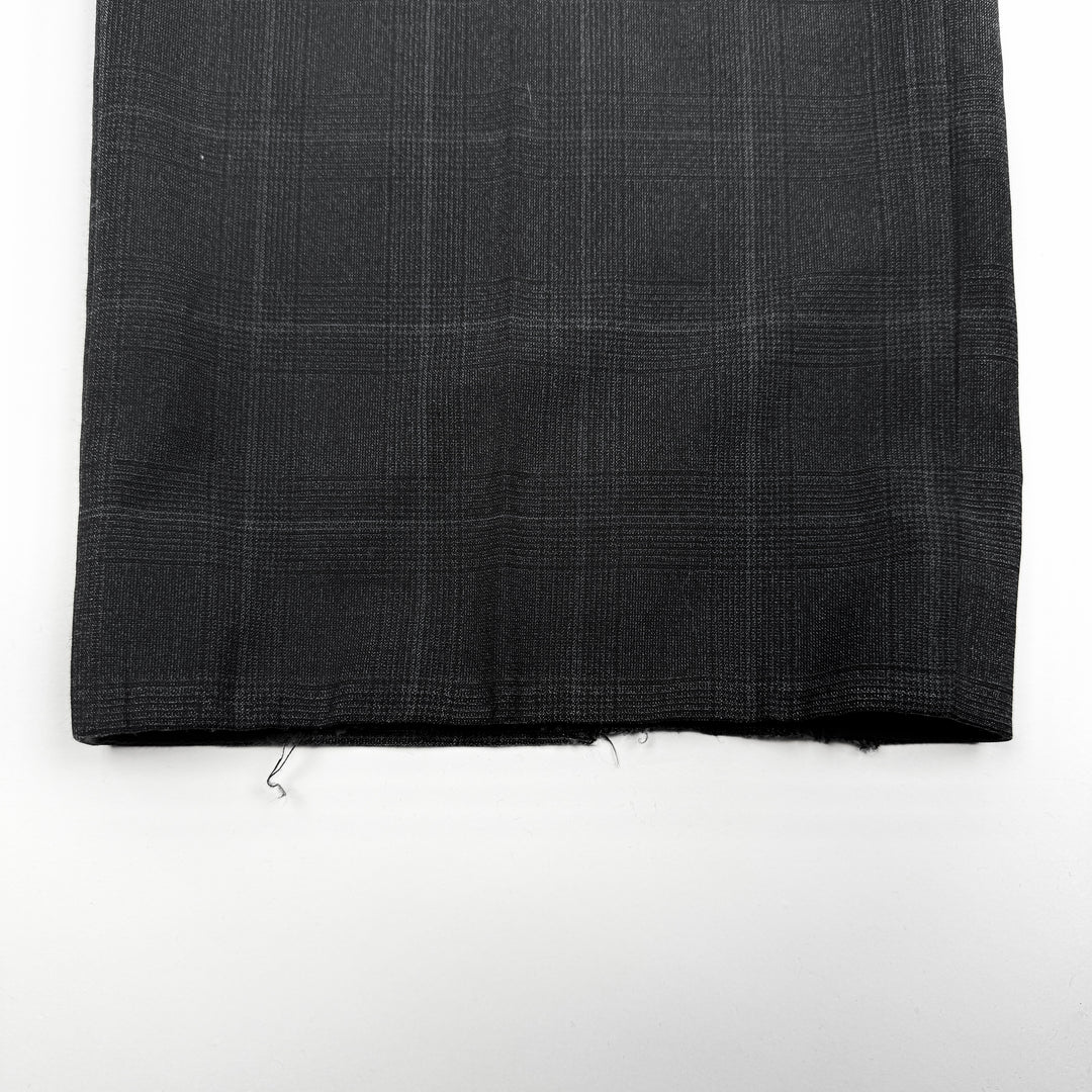 Miu Miu 2022 Checkered Prince Of Wales Pleated Fine Wool Pants