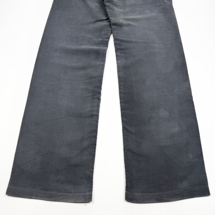 AW2005 Martin Margiela Gray Heavy Moleskin McQueen Pants
