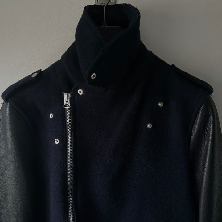 AW2013 Acne Studios Cassady Wool/Leather Biker Jacket