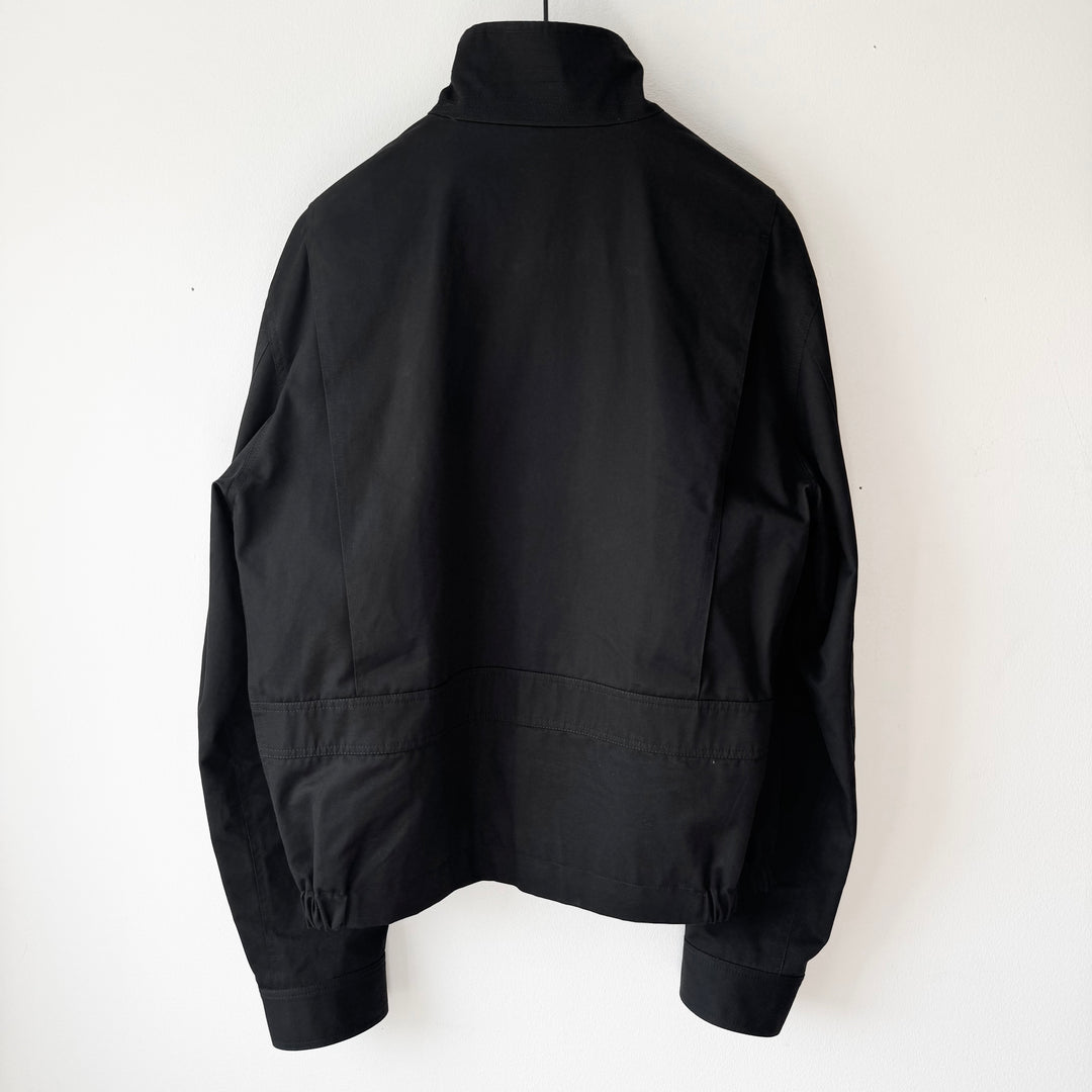 Yves Saint Laurent SS2010 Black Cotton Cropped Blouson Jacket