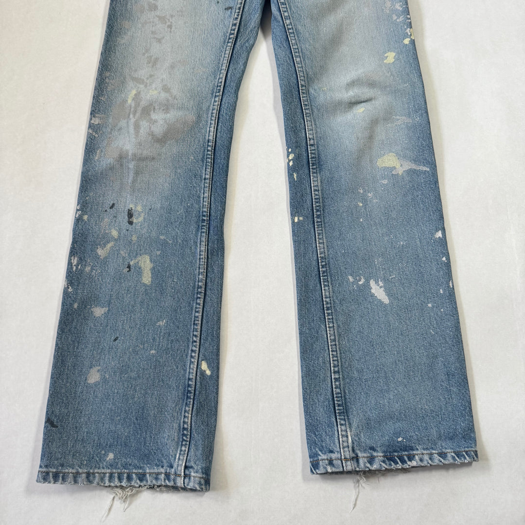 Helmut Lang 1999 Boot Cut Flared Painter Jeans Denim