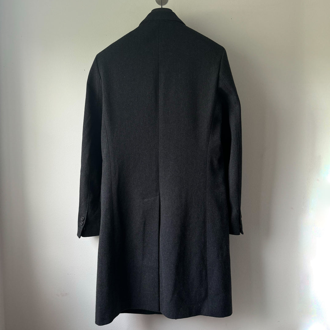 AW2004 Martin Margiela Dark Grey Wool Long-Coat