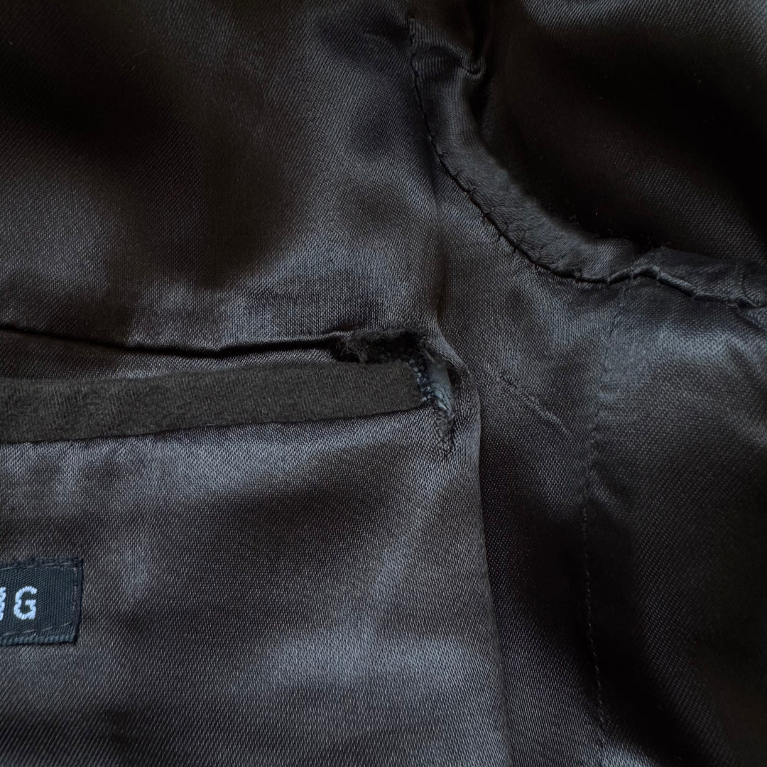 Helmut Lang 1990’s Brown Moleskin Button-Up Overcoat