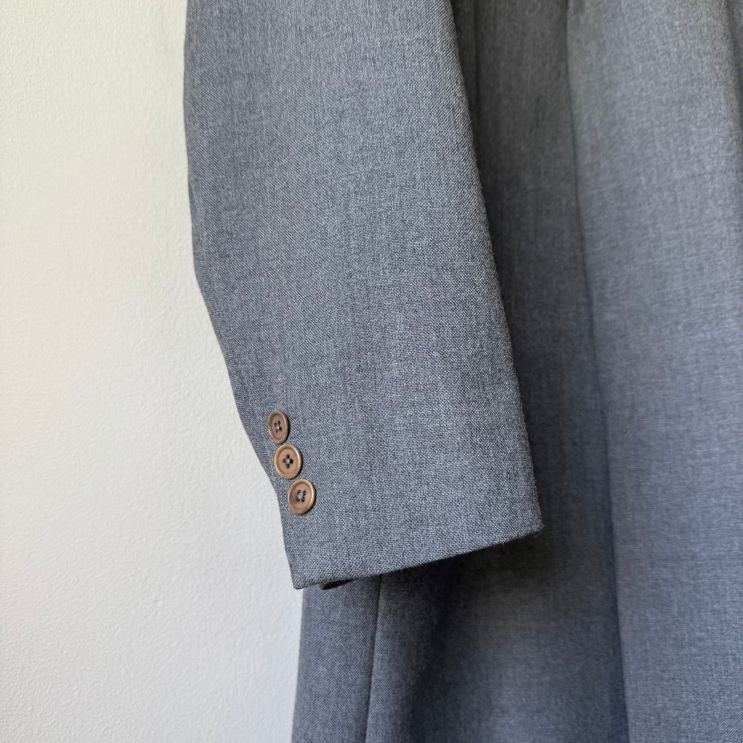Helmut Lang 1980’s Gray Wool Coat