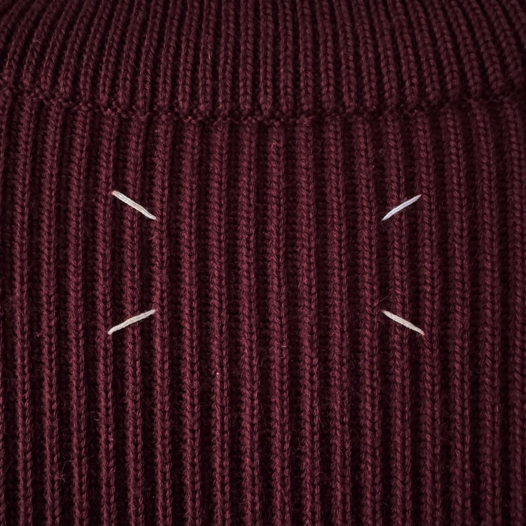 AW2002 Martin Margiela Wool Zip-Up Drivers/Truckers Knit