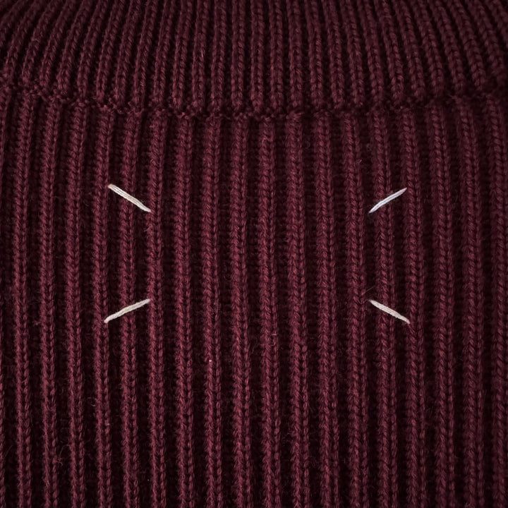 AW2002 Martin Margiela Wool Zip-Up Drivers/Truckers Knit
