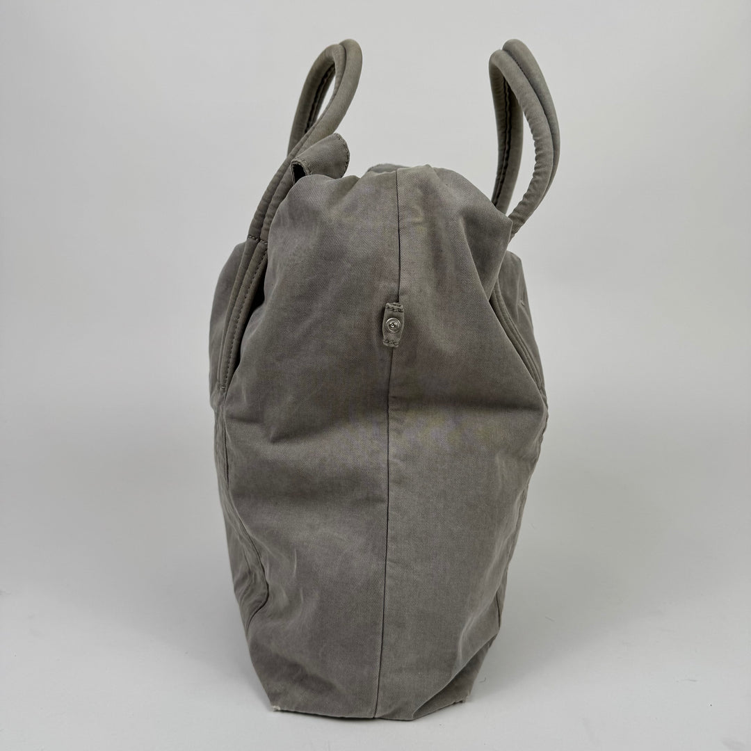 Martin Margiela 2010 Gray Cotton Canvas Crossbody Sailor Bag