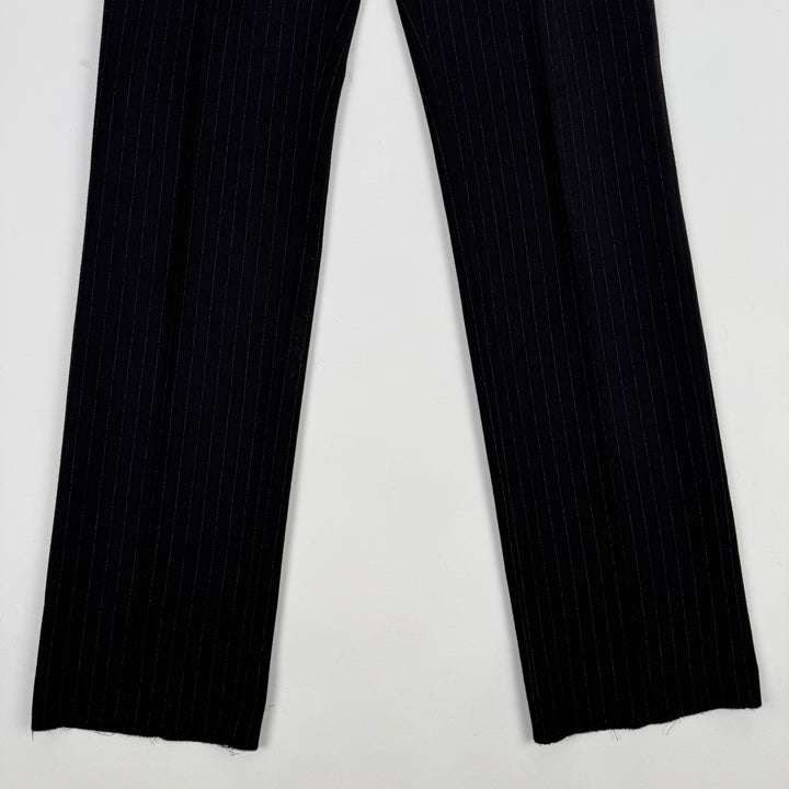 Gucci By Tom Ford 1990’s Gray Pinstripe Tailored Straight Suit Trousers