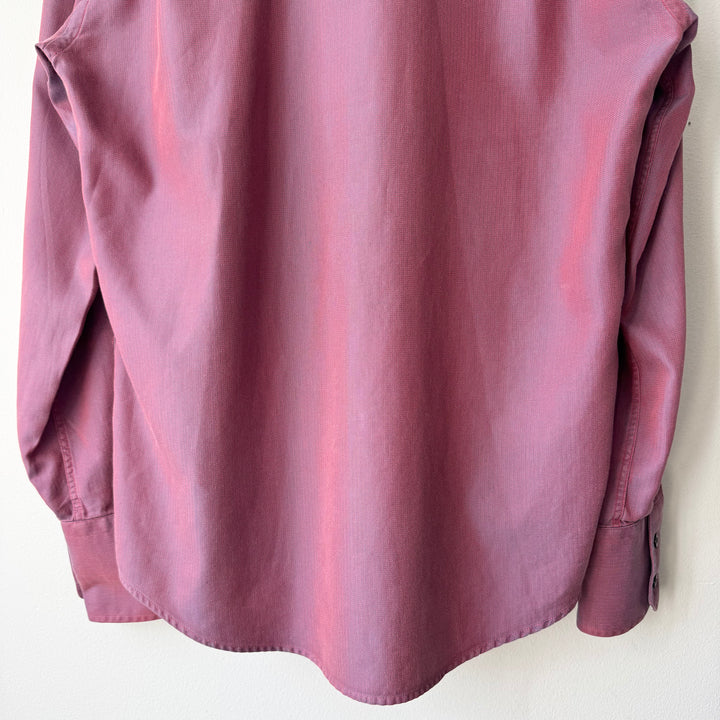 Gucci By Tom Ford SS1998 Iridescent Purple/Red Cotton Button-Up Shirt