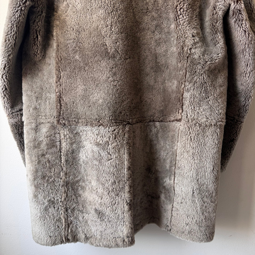 Gucci By Tom Ford FW1996 Oversized Heavy Shearling Leather Coat
