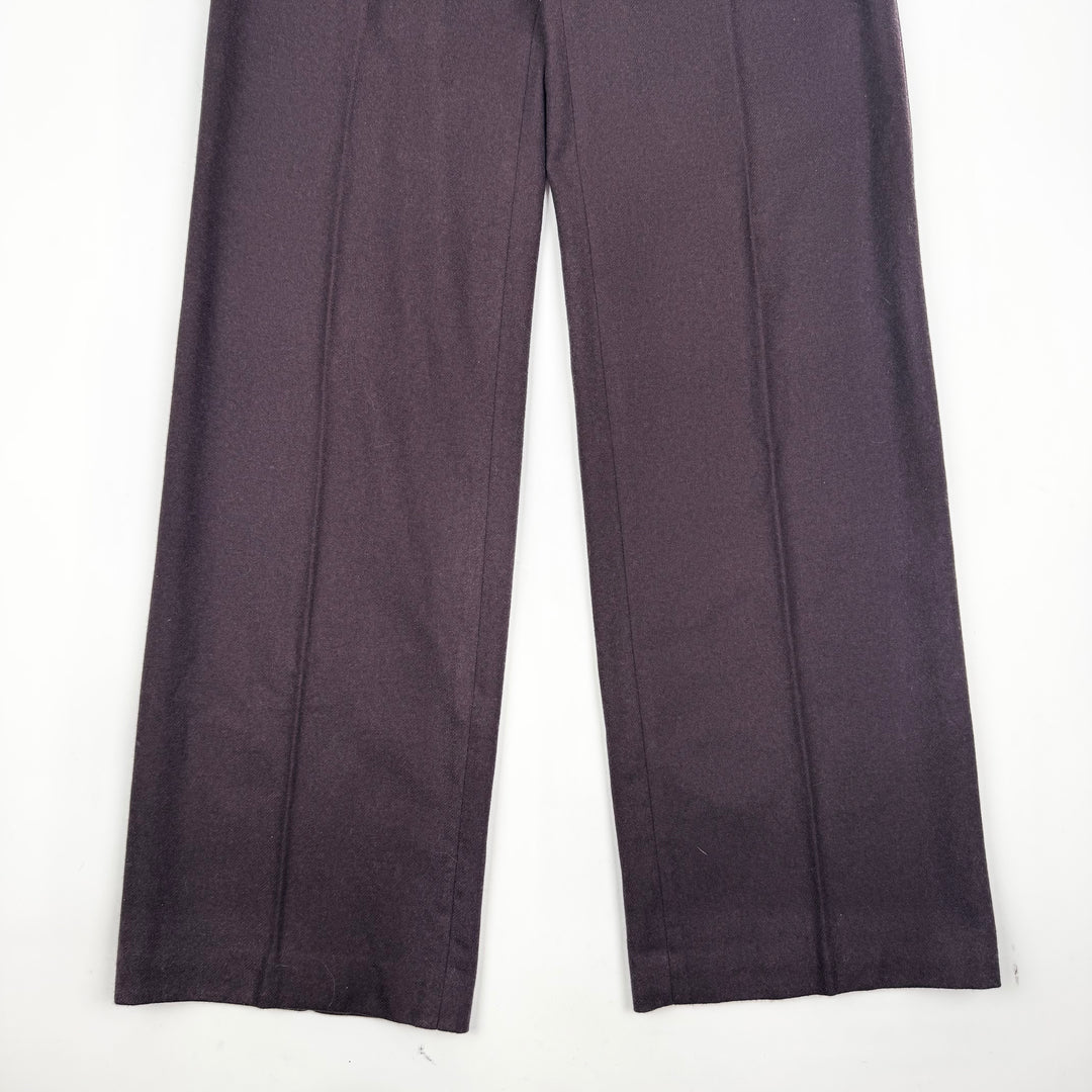 Gucci By Tom Ford 1990’s Brown Wool Flared Relaxed Suit Trousers/Pants